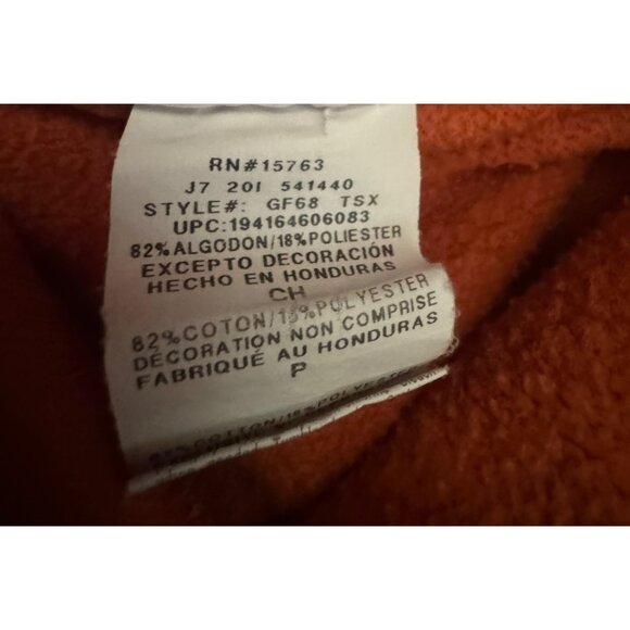 Champion Y2K Reverse Weave Dark Burnt Orange Hoodie Hooded Sweatshirt‎ Small - Picture 11 of 11
